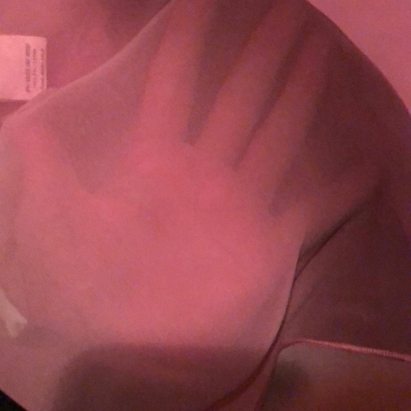 Vintage Rampage sheer pink cape  style blouse - Picture 2 of 2